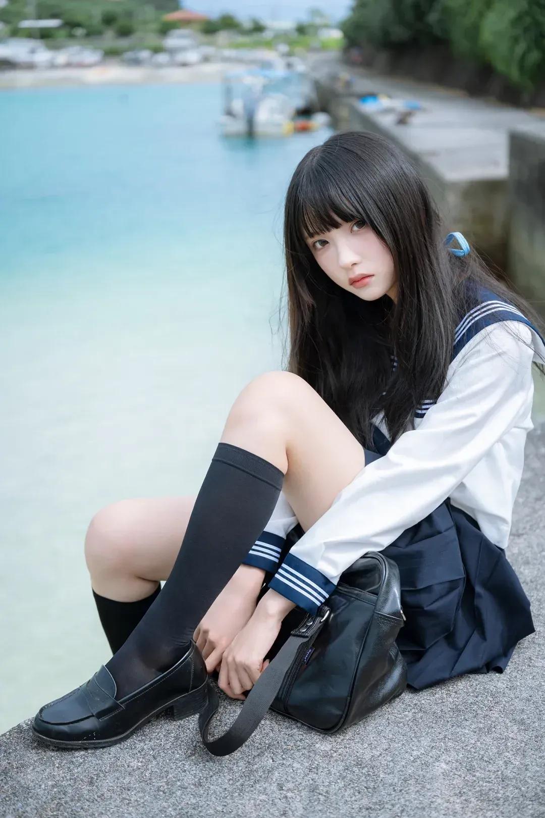 清纯甜美的样子漂亮吗独属于大海的温柔美女的美丽瞬间分享