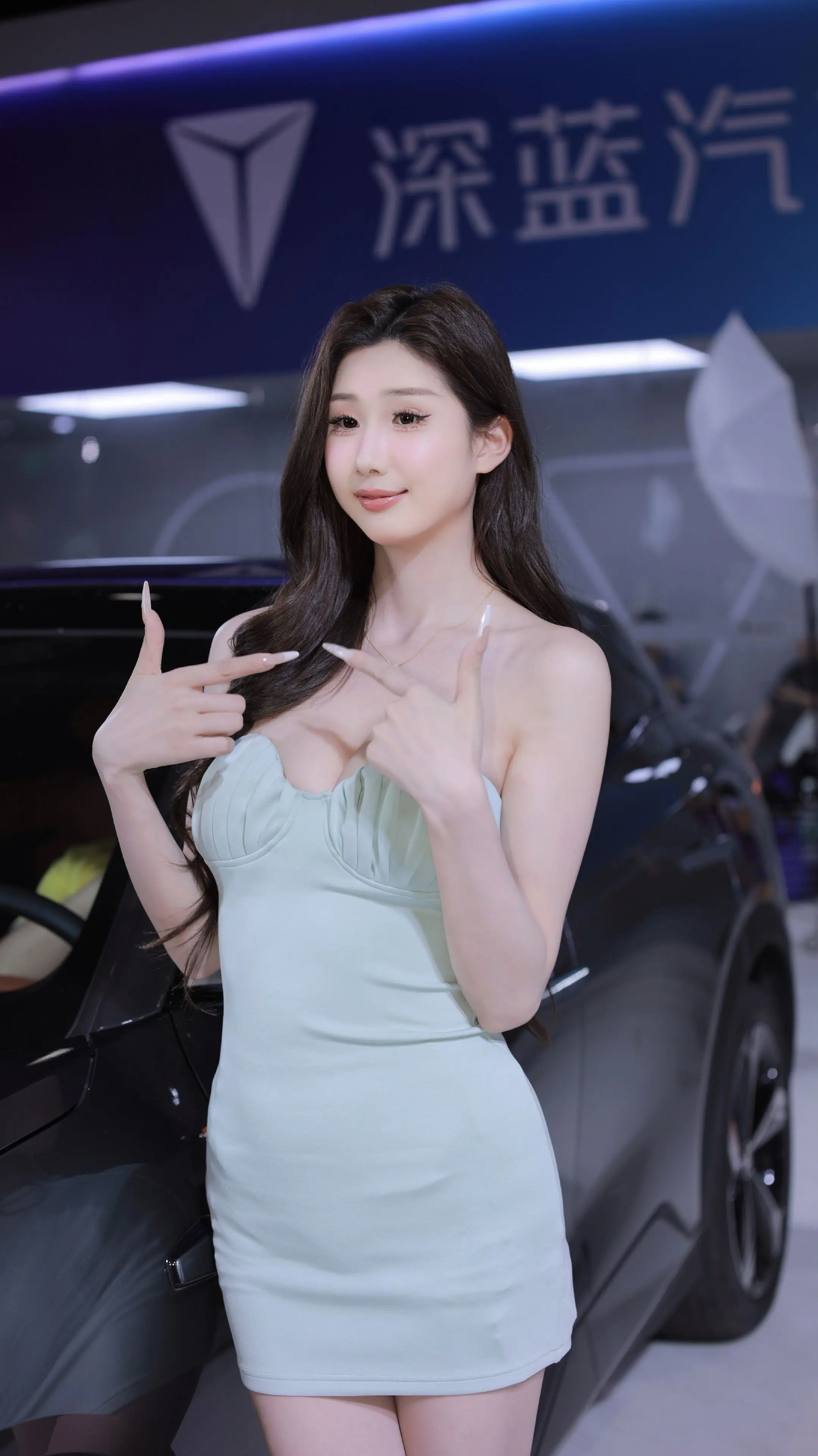 车展车模 车展现场实拍 美女车模 车展拍照 车展气质女神