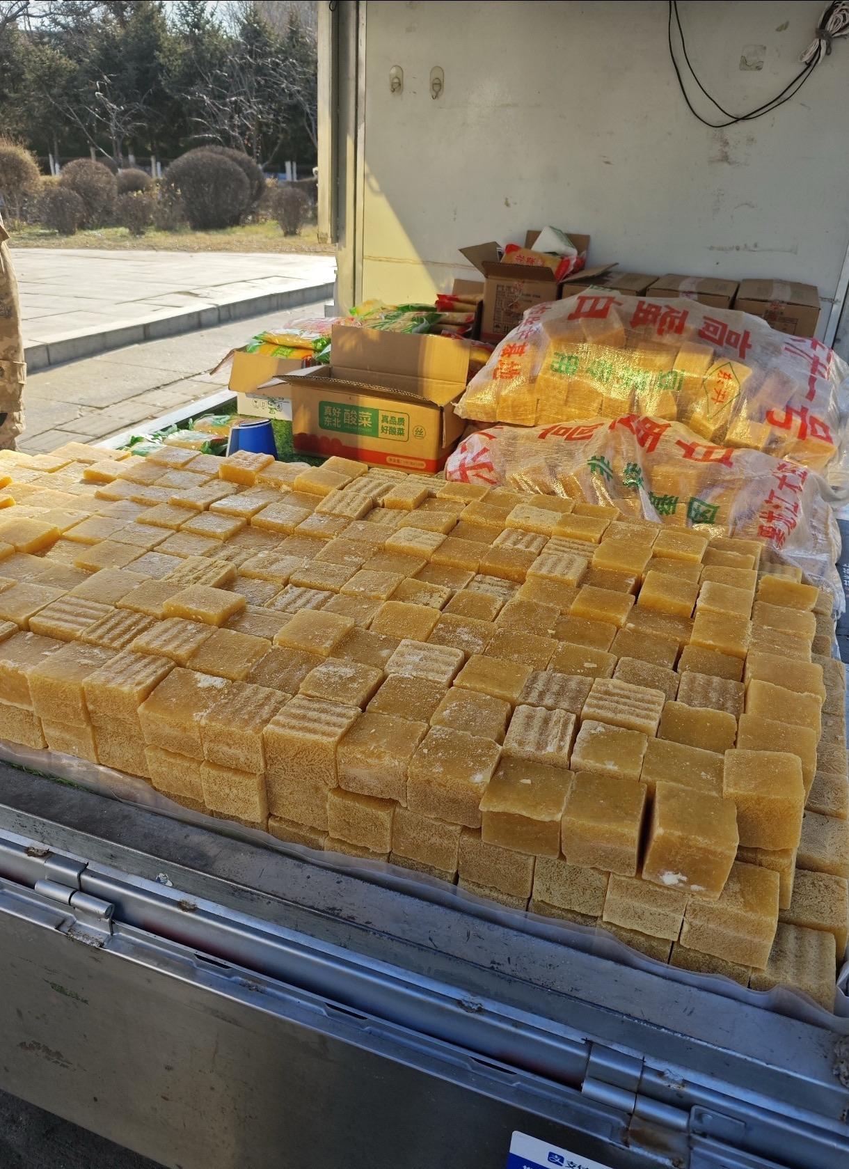 我以为一车冻豆腐呢