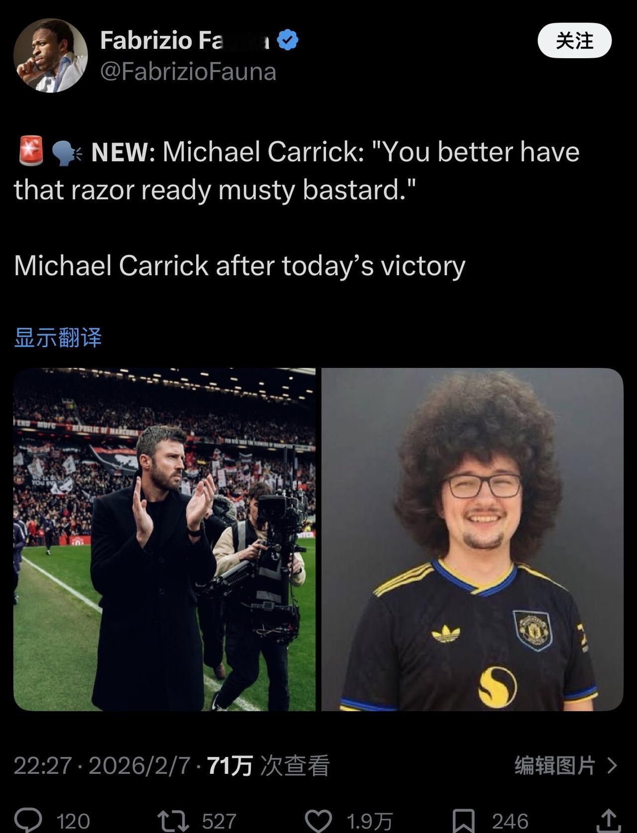 准备好剃头了吗[呲牙笑][呲牙笑][呲牙笑]这个哥们，也真的不容易啊[赞]