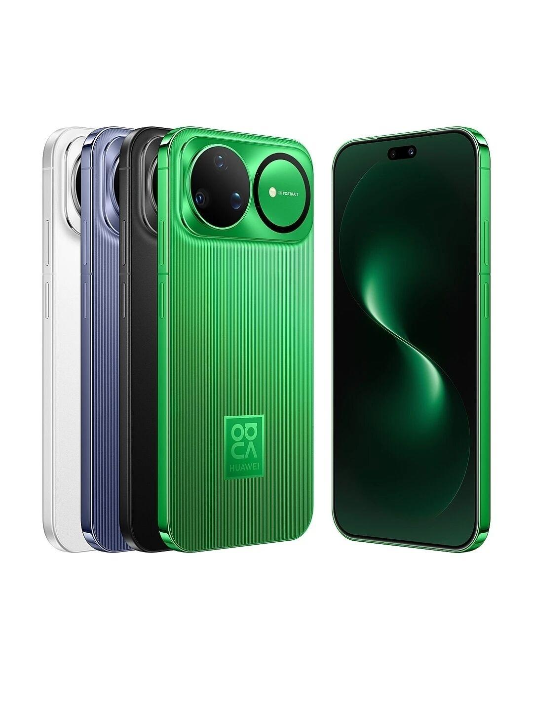 nova15系列将提供三款机型。标准版正面将搭载居中单挖孔直屏，背面采用