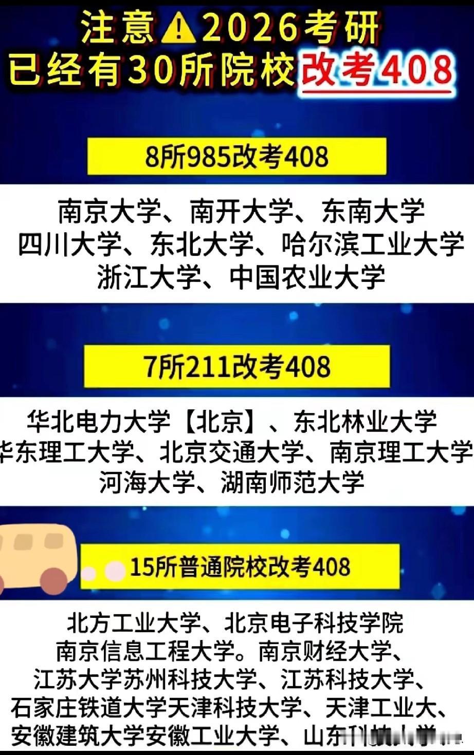 震惊！南京大学、浙大、哈工大等30所高校，计算机将不再自命题，你准备好了吗？