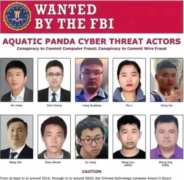 美国FBI最近发布了一份通缉名单，上面列了十个中国人。让人意外的是，这些人既