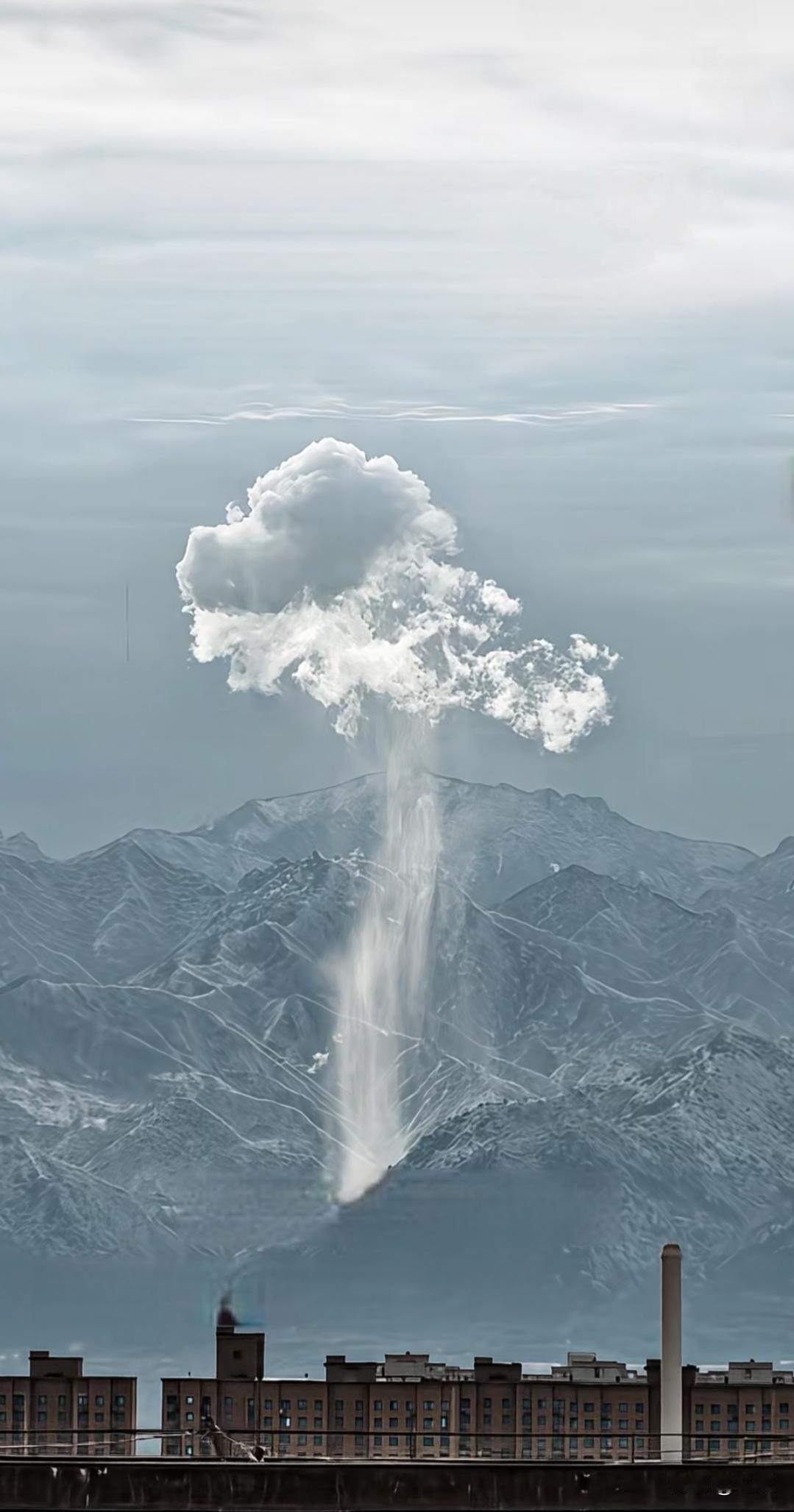 陕西西安秦岭局部降雪🌨️，这次真的见到了，大自然果然神奇西安天气秦岭西安第