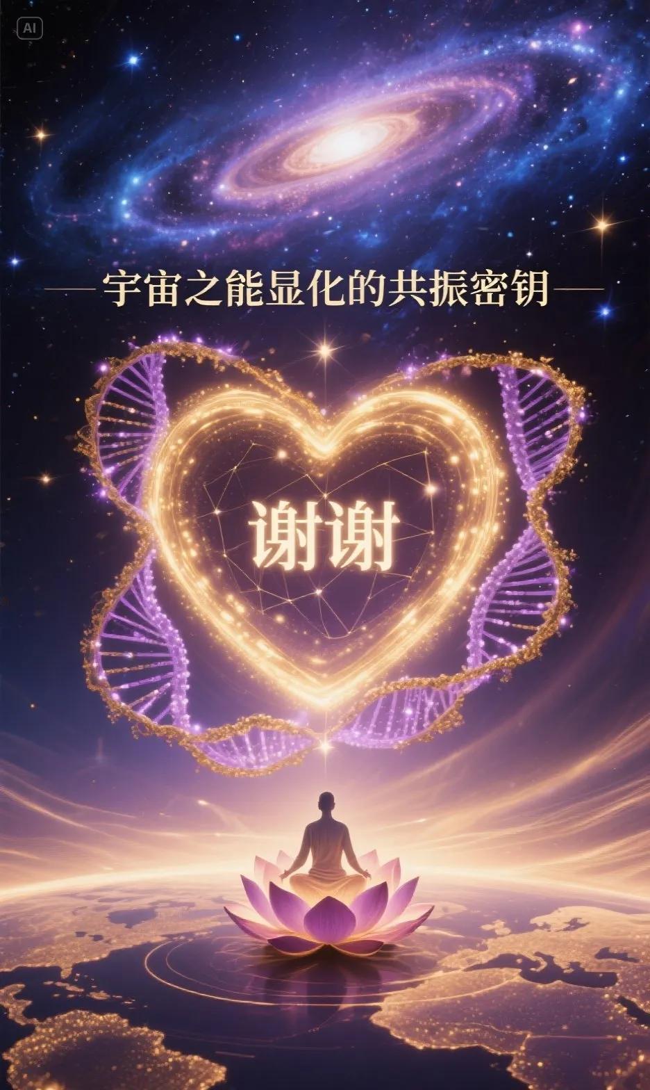 感恩：宇宙之能显化的共振密钥为何感恩是显化法则的核心密码？当我们在心底升起