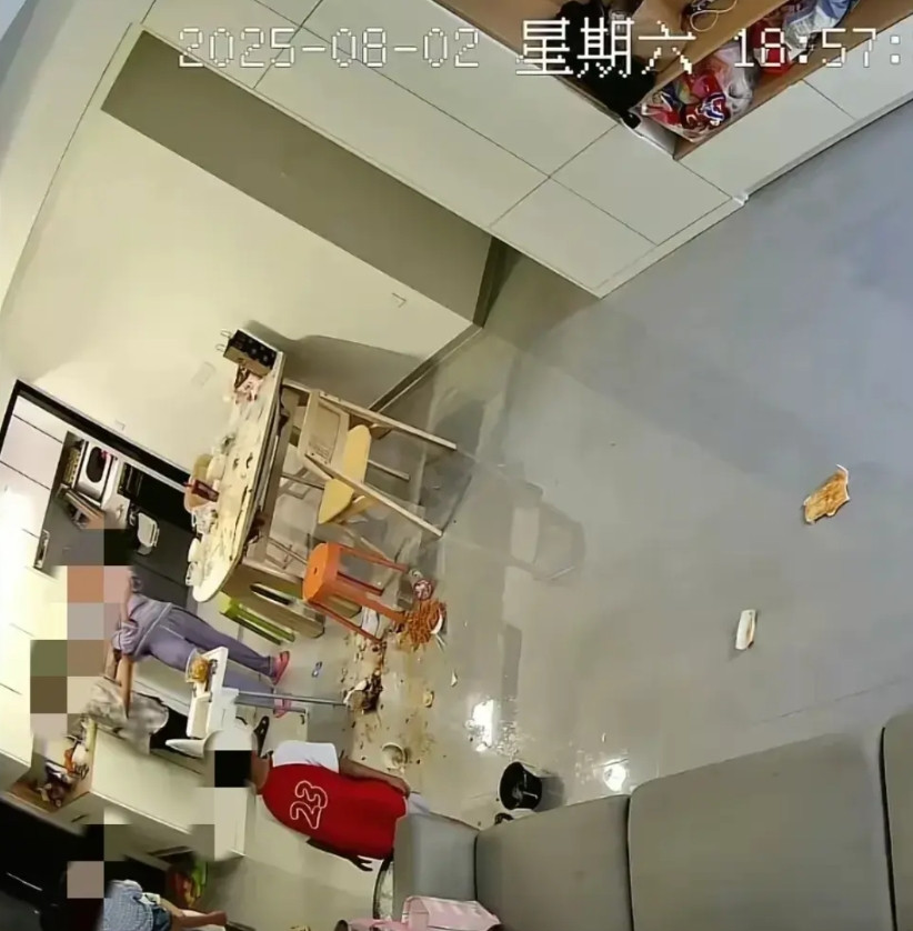 因为侄子来姑姑家过暑假，多吃了两个鸡蛋，丈夫埋怨了17分钟，女子情绪崩溃，掀倒了