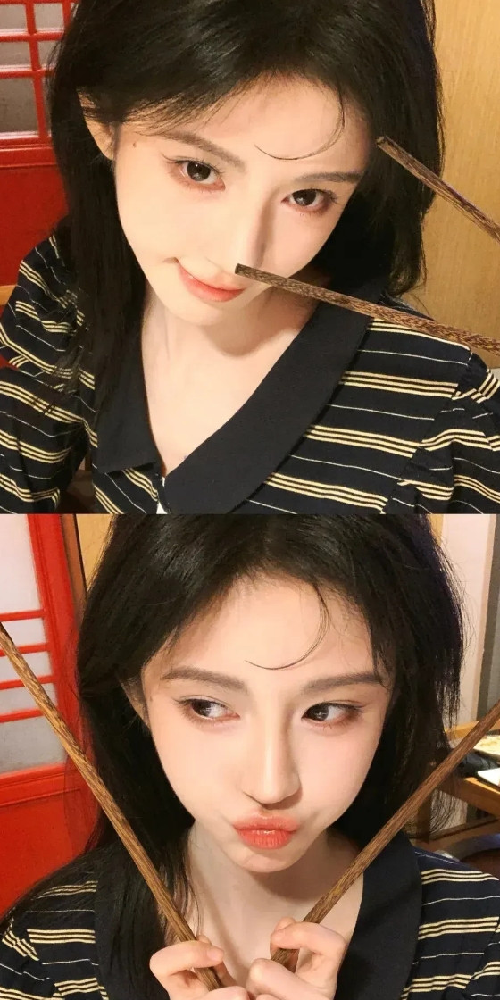 小时候这样玩筷子，会被长辈打的。[吐舌头咯][吐舌头咯][吐舌头咯]