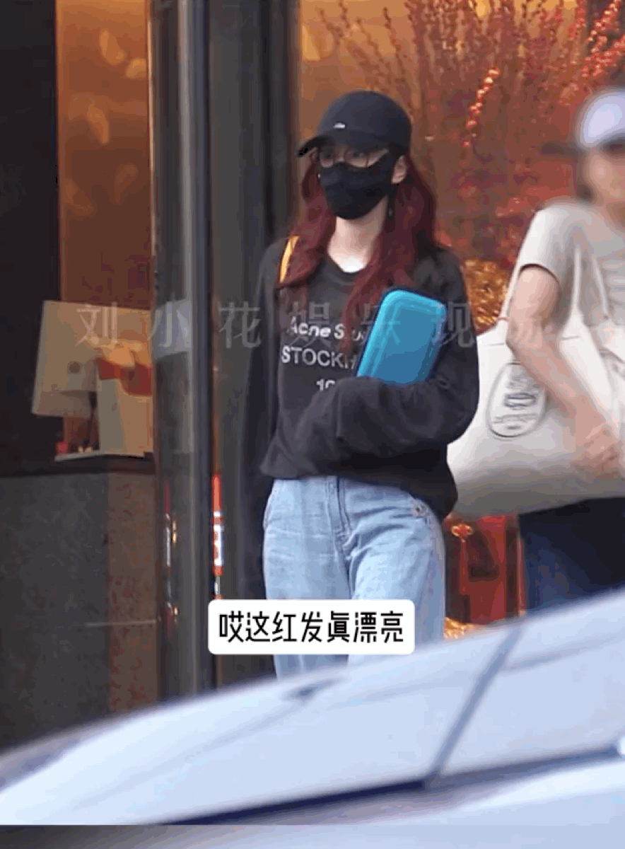 刘诗诗这是去干嘛？怀里抱的啥？刘诗诗背了小狗包​​​