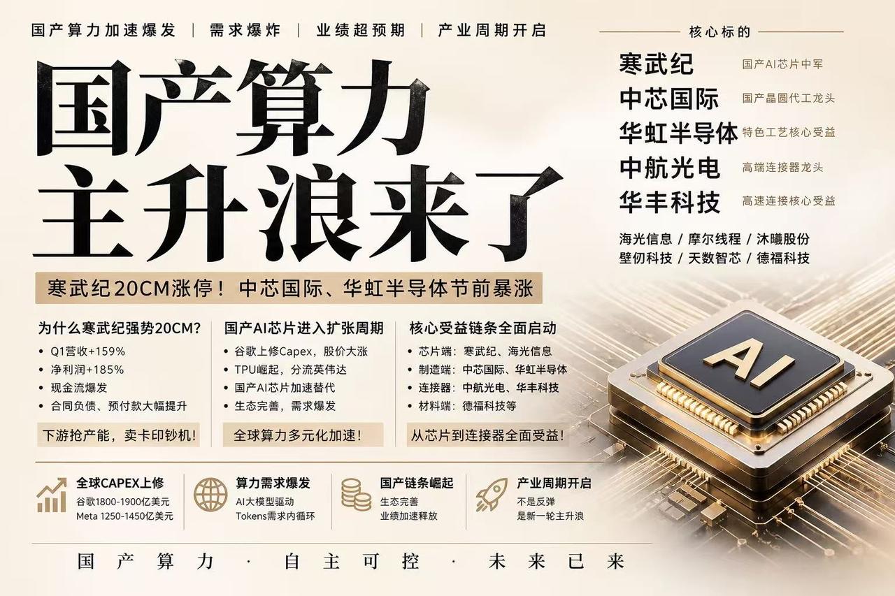 国产算力加速爆发需求爆炸