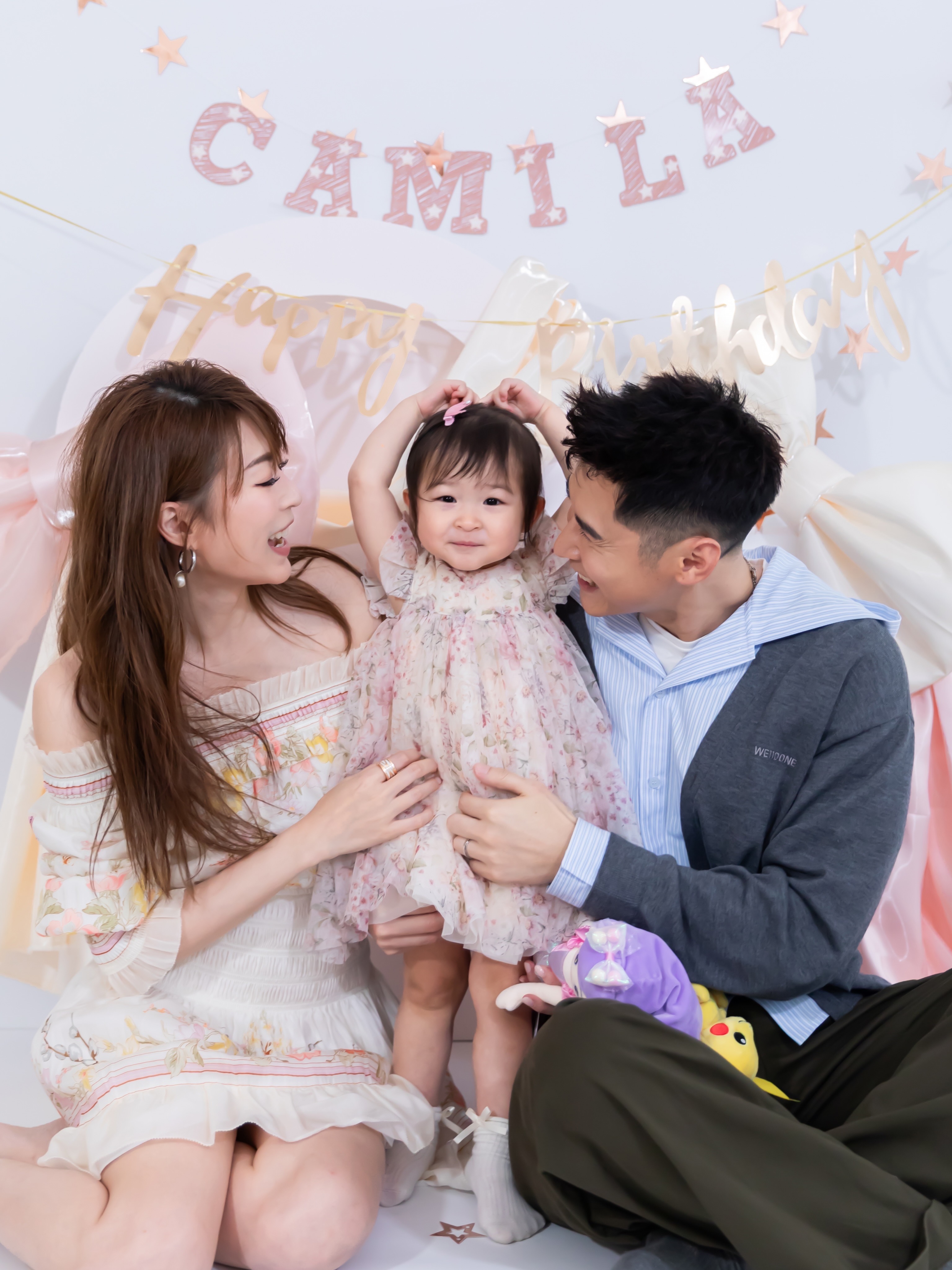 连诗雅陈家乐为女儿庆祝两岁生日