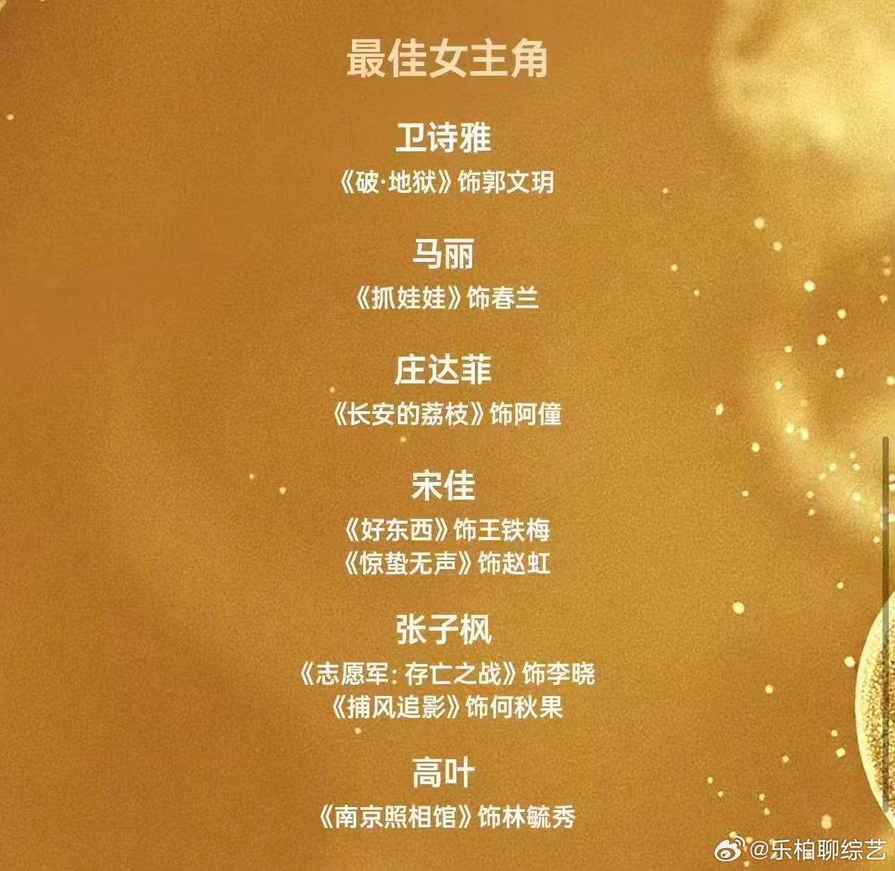 宋佳首次杀进百花奖宋佳百花奖双角色提名《好东西》王铁梅、《惊蛰无声》赵虹这两个