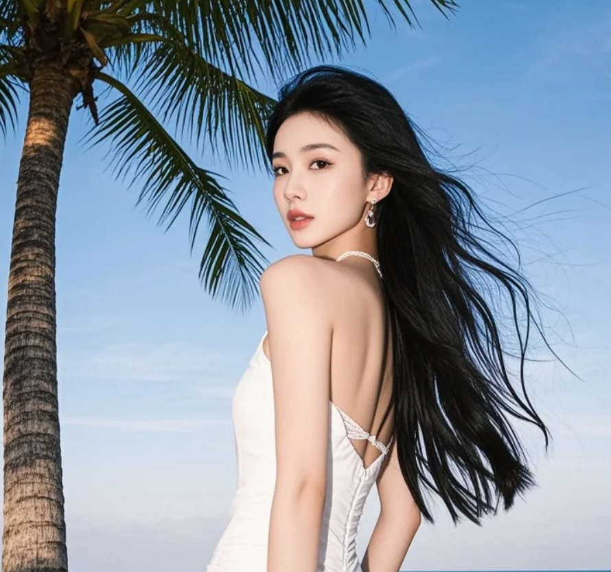 穿上长裙去看海，是为了让心自由