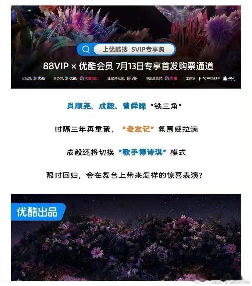 优酷音乐盛典这文案这么写，到时候是成毅灯牌多，还是傅诗淇灯牌多？傅诗淇初舞台首秀