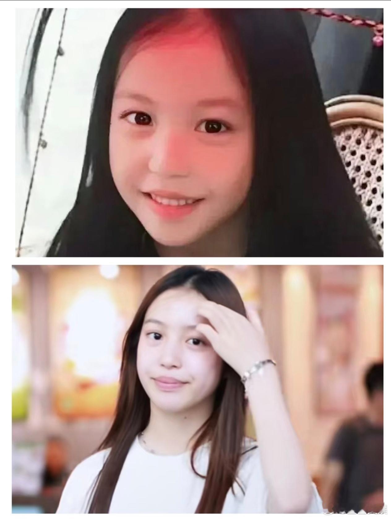小四月长这么大了小四月15岁近照感觉变了，小时候真的好可爱​​​