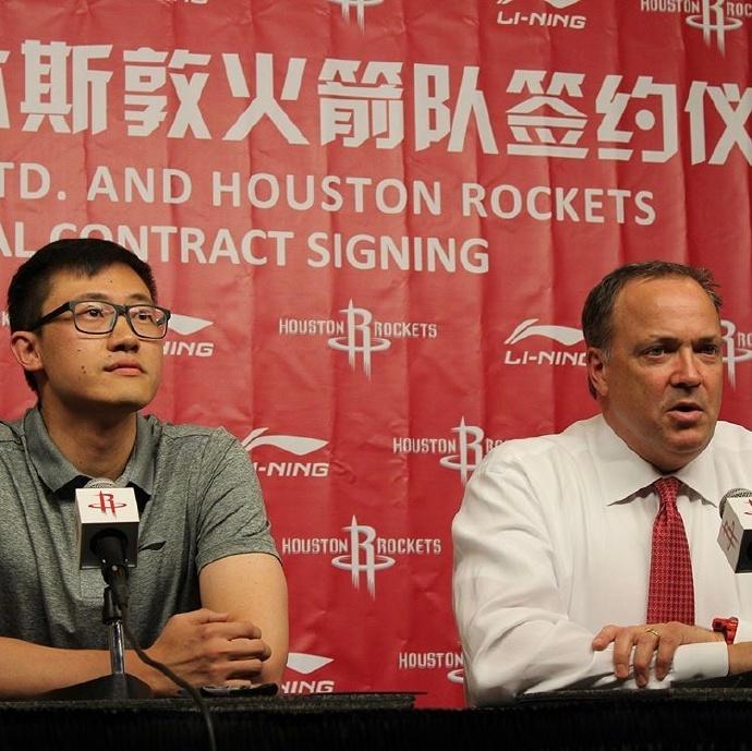 中国情缘! 李宁与nba休斯敦火箭队完成签约