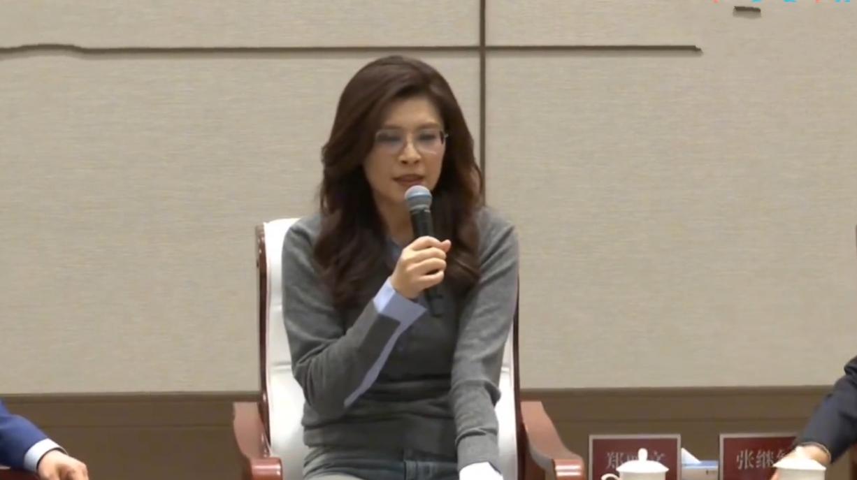 郑丽文参观完中关村，称“不虚此行”，还说“如果两岸毫无障碍，那么对人类的贡献不可