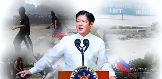 菲律宾彻底反水！民众围堵美使馆，焚烧美旗狂喊滚出去，小马科斯跪麻了 菲律宾这