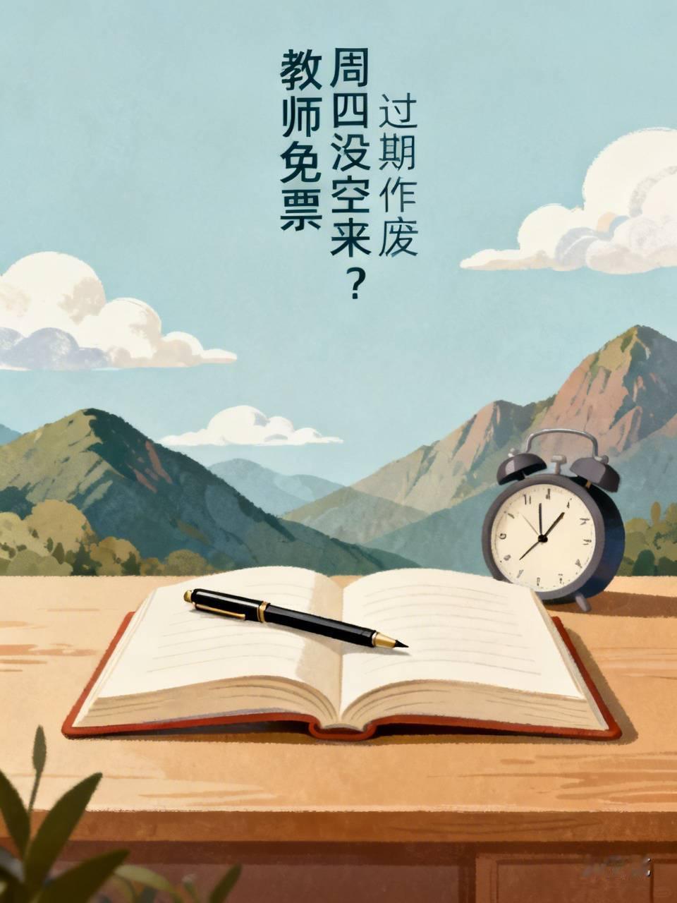 教师节快到了，全国不少景区推出“教师免门票”。听起来挺暖心对吧？但你猜今年教