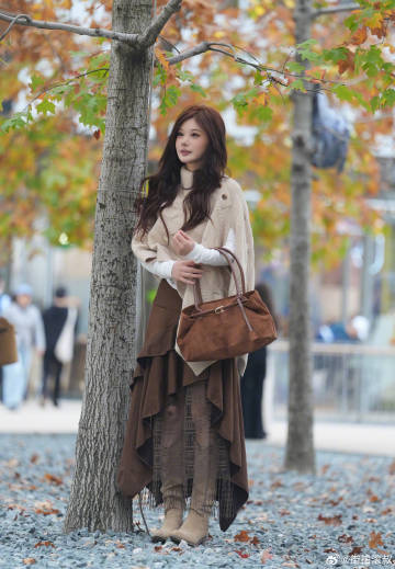 11月13日街拍更新，深秋的配色无敌的美<span class=