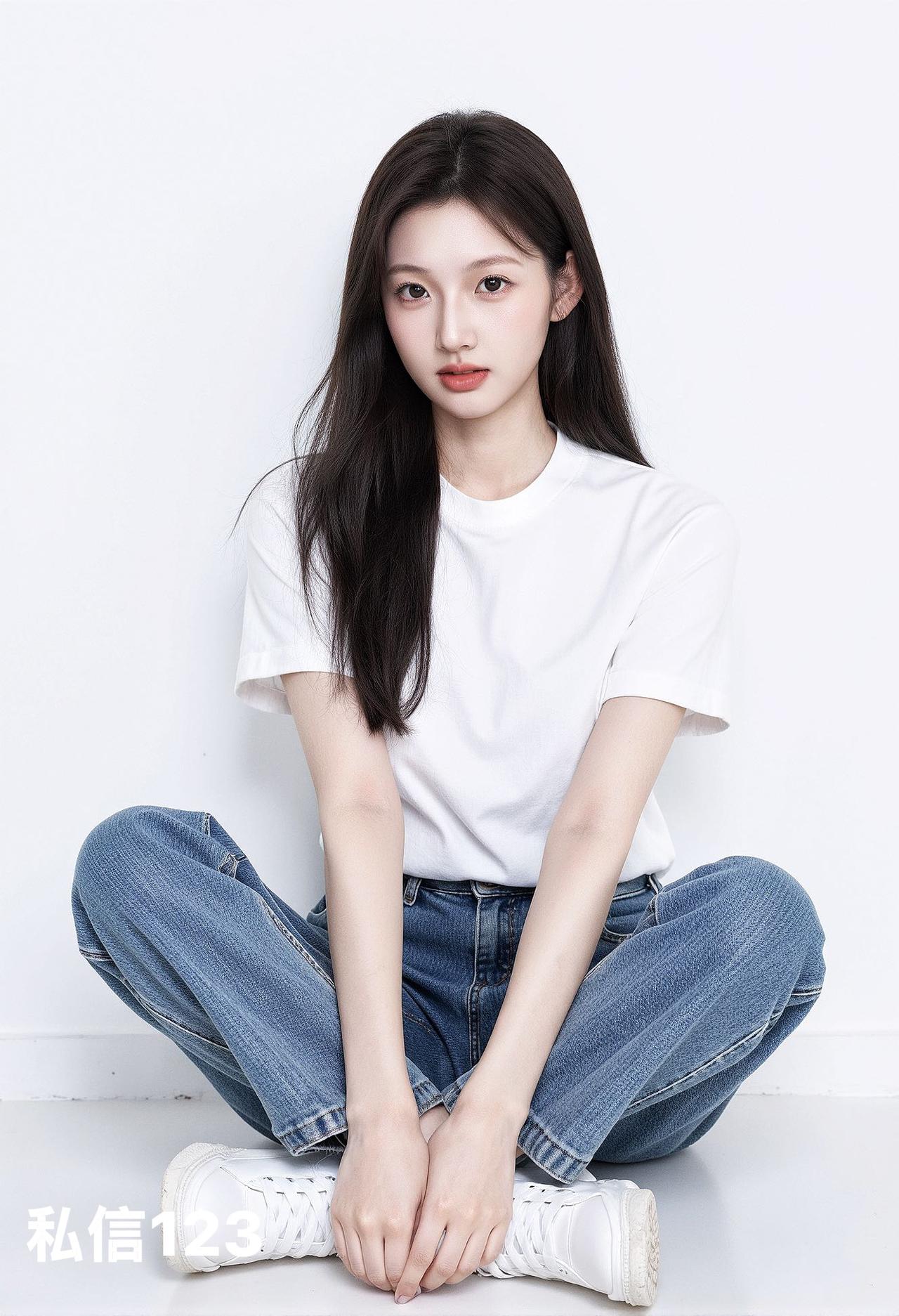 韩嘉童这清纯美女的名号，听着就很带感。就像那些坐拥不少粉丝的韩国清纯小姐姐，脸蛋