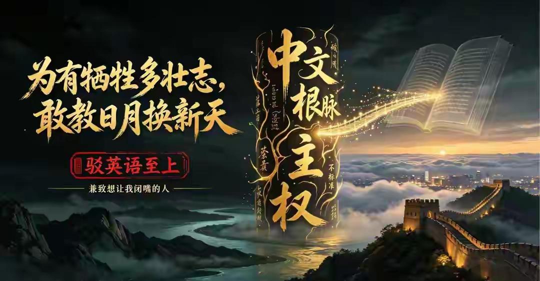大势已定，破除英语至上的霸权，守护母语根魂，才是大国教育该有的底气。过去很