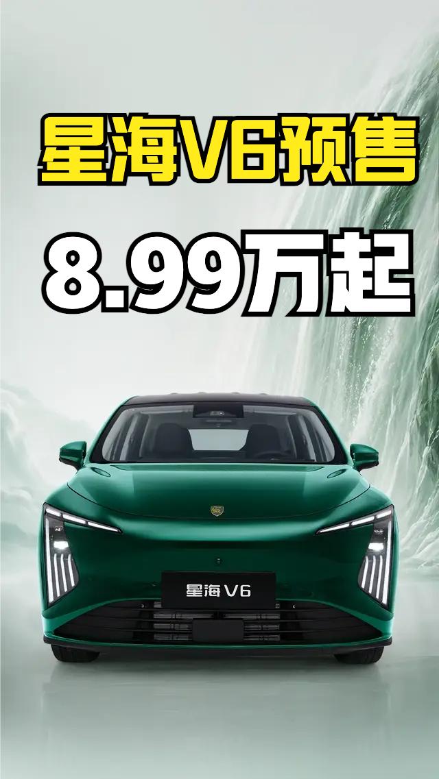 星海V6开启预售：8.99-10.49万元，纯电动力，2+2+2的六座布局，CL