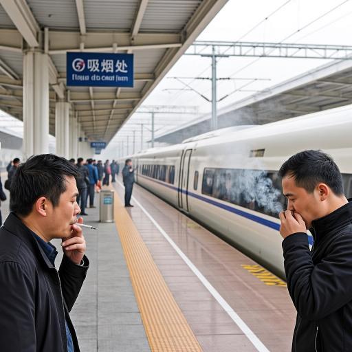 问题的根源在于高铁站台属于公共空间，而且是开放的公共空间，不需要禁烟，也不可能实