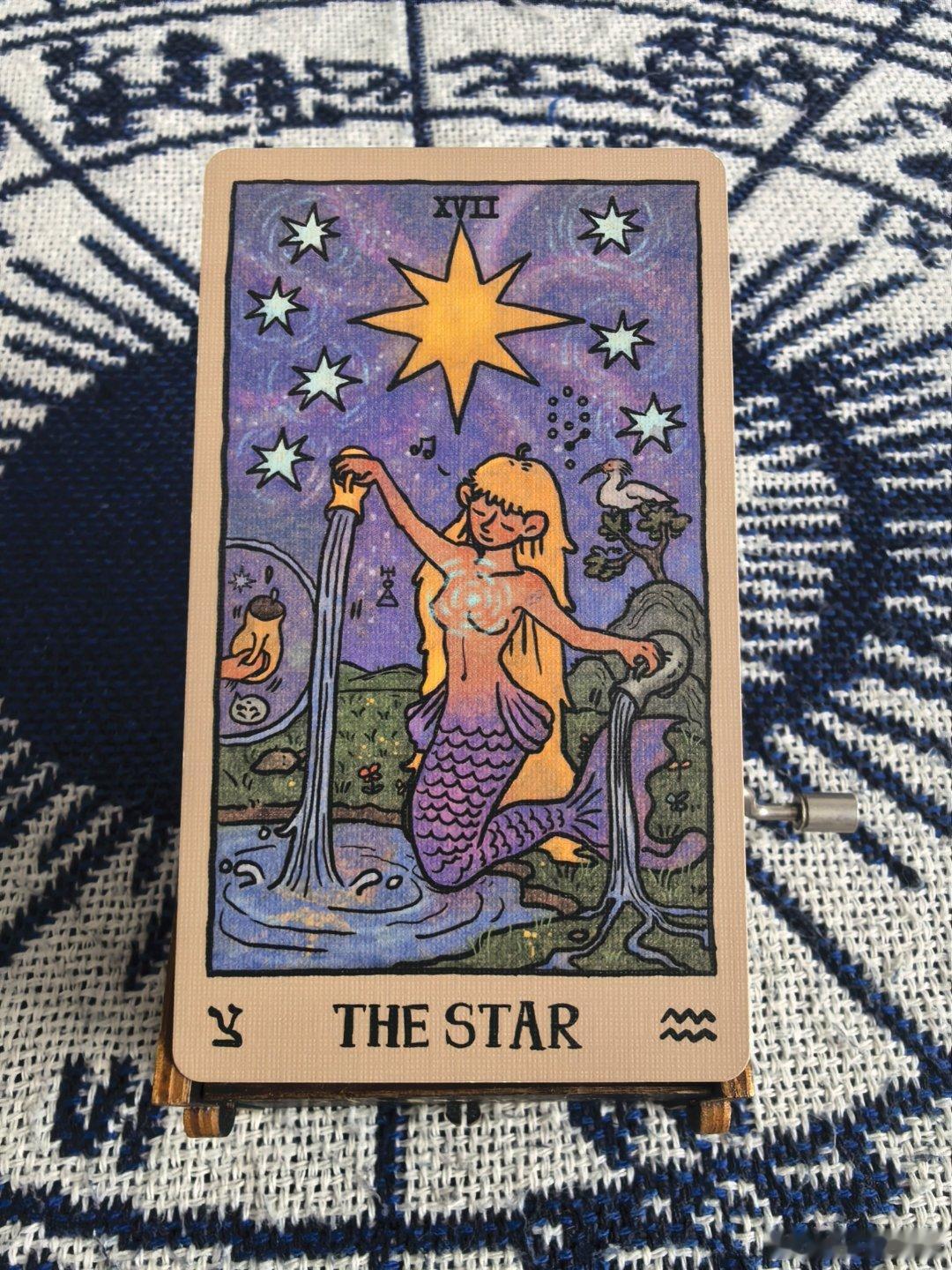 星座♒水瓶座｜今日塔罗：星星⭐💫天王星迸发脑洞，希望感拉满。奇思妙想