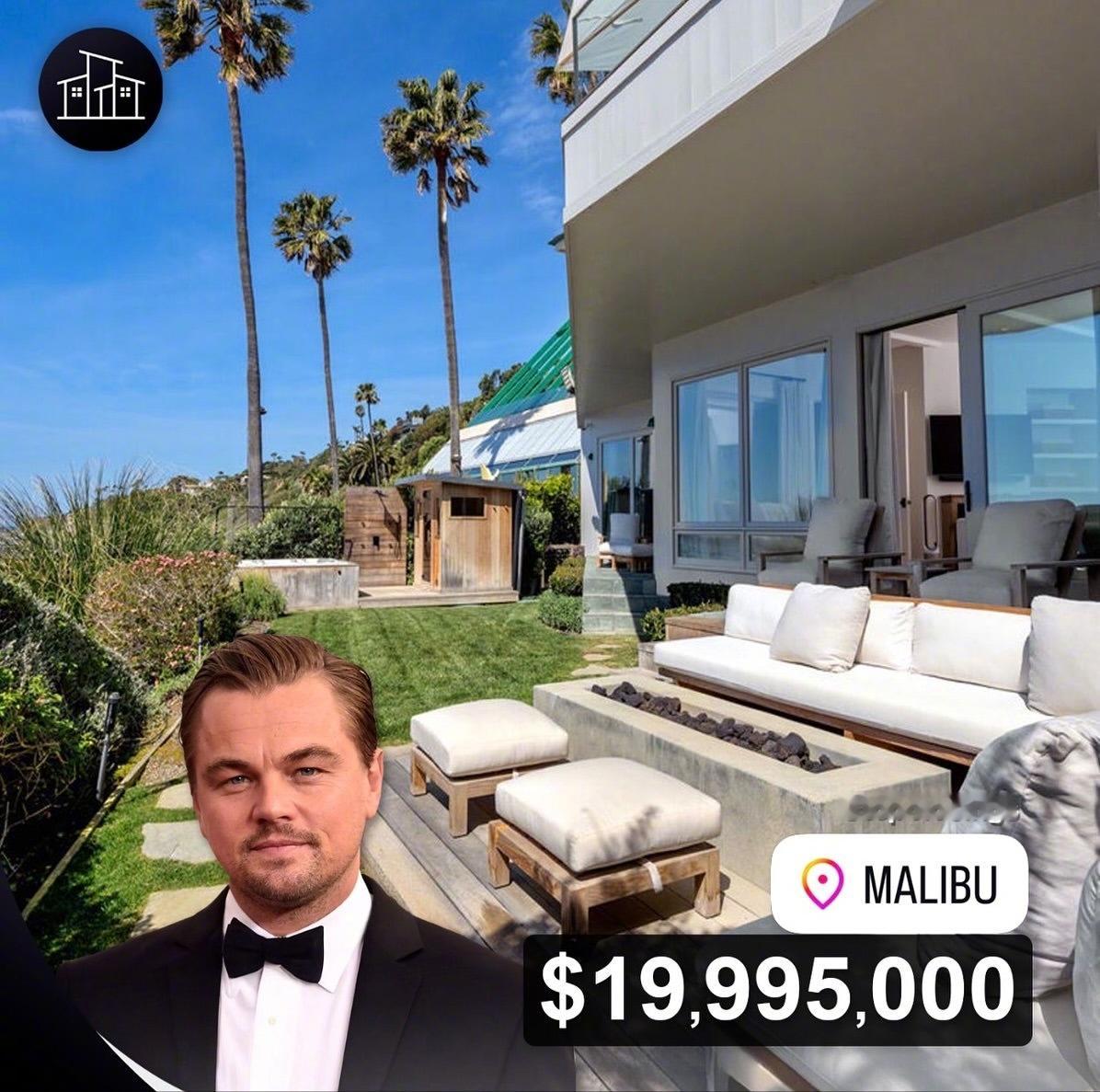 莱昂纳多·迪卡普里奥刚刚将他位于马利布的海滨别墅挂牌价下调了300万美元！这