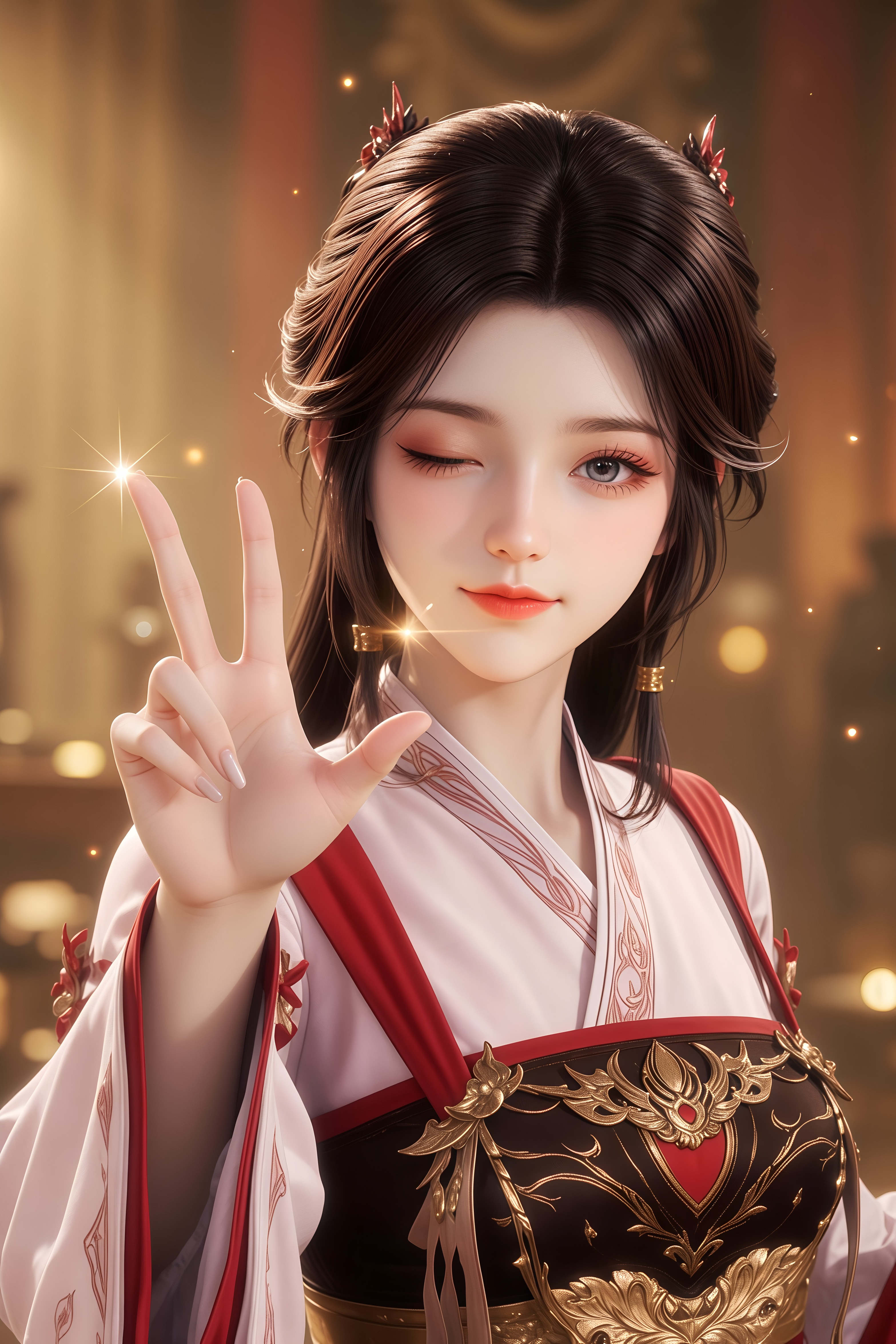 国漫女神｜牧神记女主灵毓秀壁纸：你眼中有春与秋，胜过人间所有不朽！