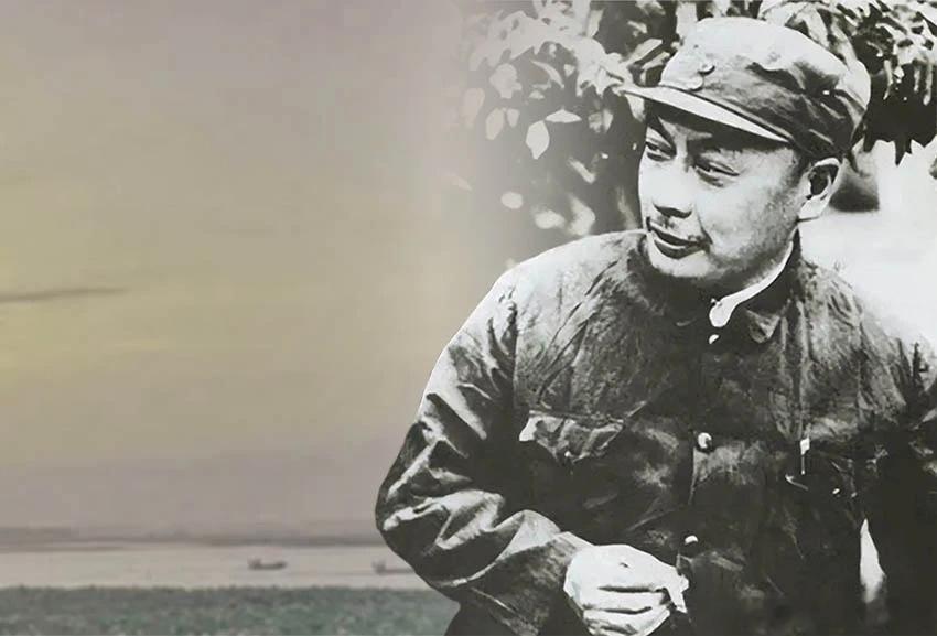 【陈毅吟诗微山湖】1943年11月8日，毛泽东主席给新四军军长陈