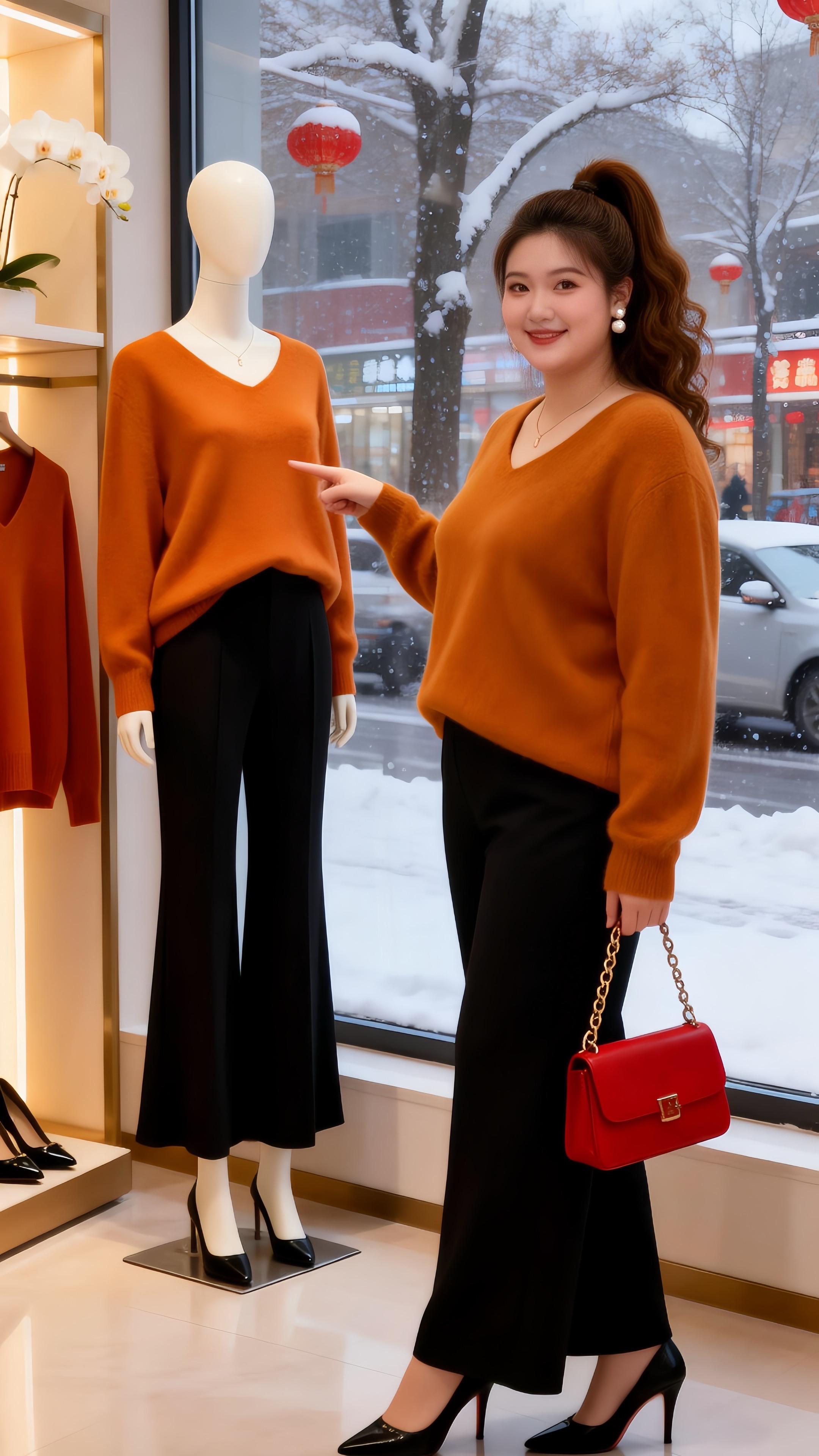 过年穿什么 摆脱路人感的小个子穿搭秋冬韩系穿搭还得看我的冬季出游穿搭思...