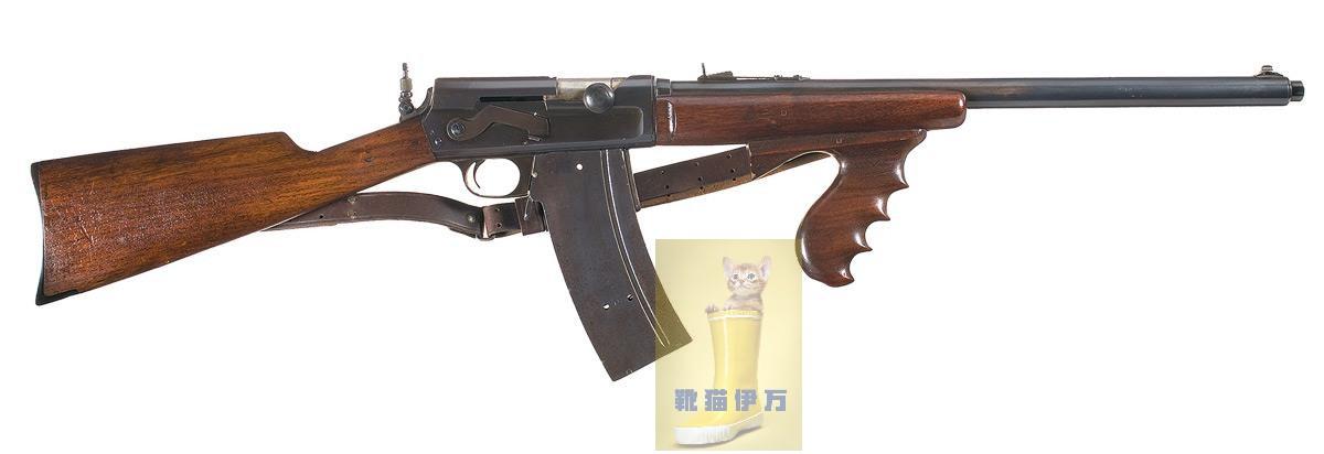 [呲牙笑]你还别说，这个改装还挺好看的——这是一支雷明顿8型步枪的经典改装，原主