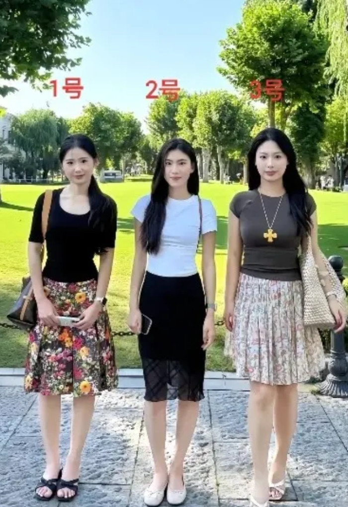 假如三位女生同时和你相亲，你会选哪个？