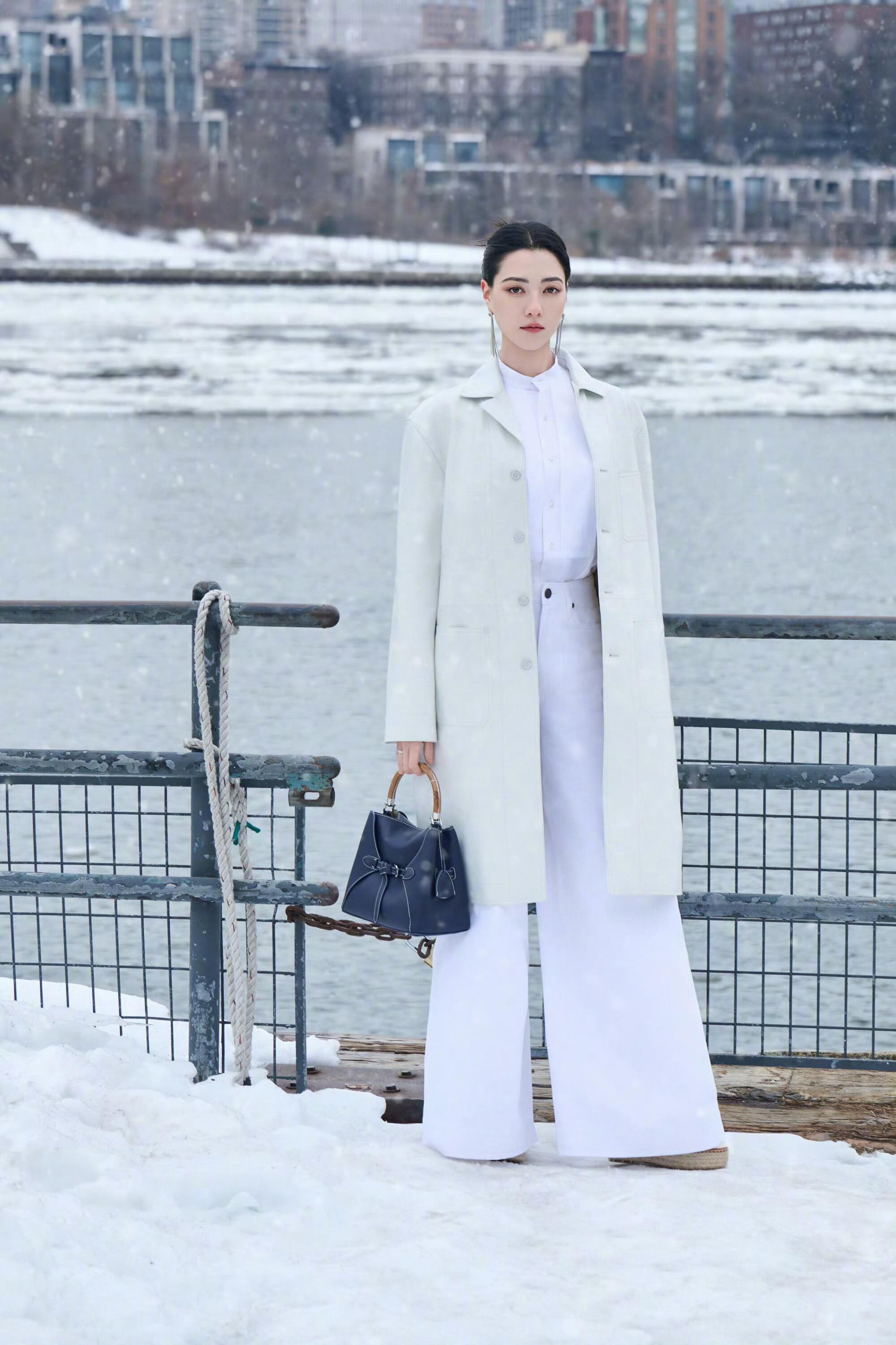 娜然 in Ralph Lauren 纽约时装周