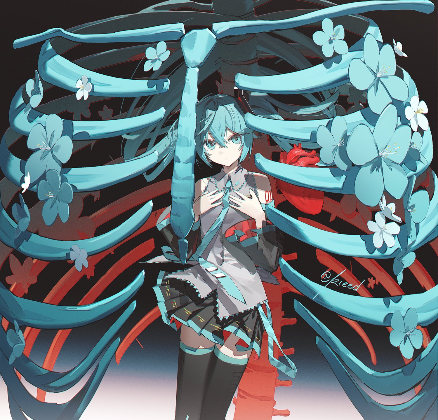 初音未来19周年动漫仲夏狂欢季就这个世界第一公主殿下真的太好看了.[打call