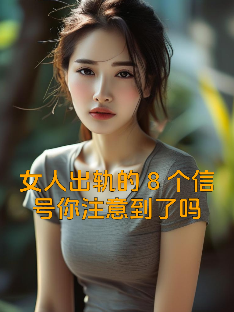 女人出轨的8个信号你注意到了吗