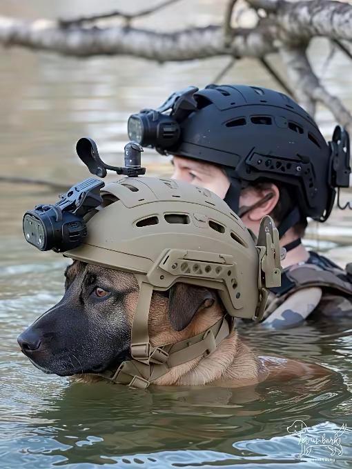 你看，连这些军犬和军驴，都配上了头盔摄像头的装备了，妥妥就是战斗一员啊，把美军的