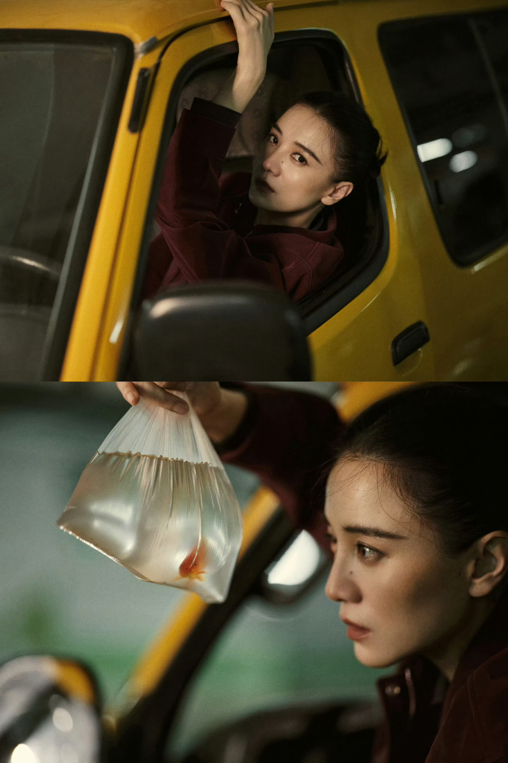 宋佳公路片女主照进现实宋佳把电影里的车开来现场了宋佳直接把电影照进现实！开着《