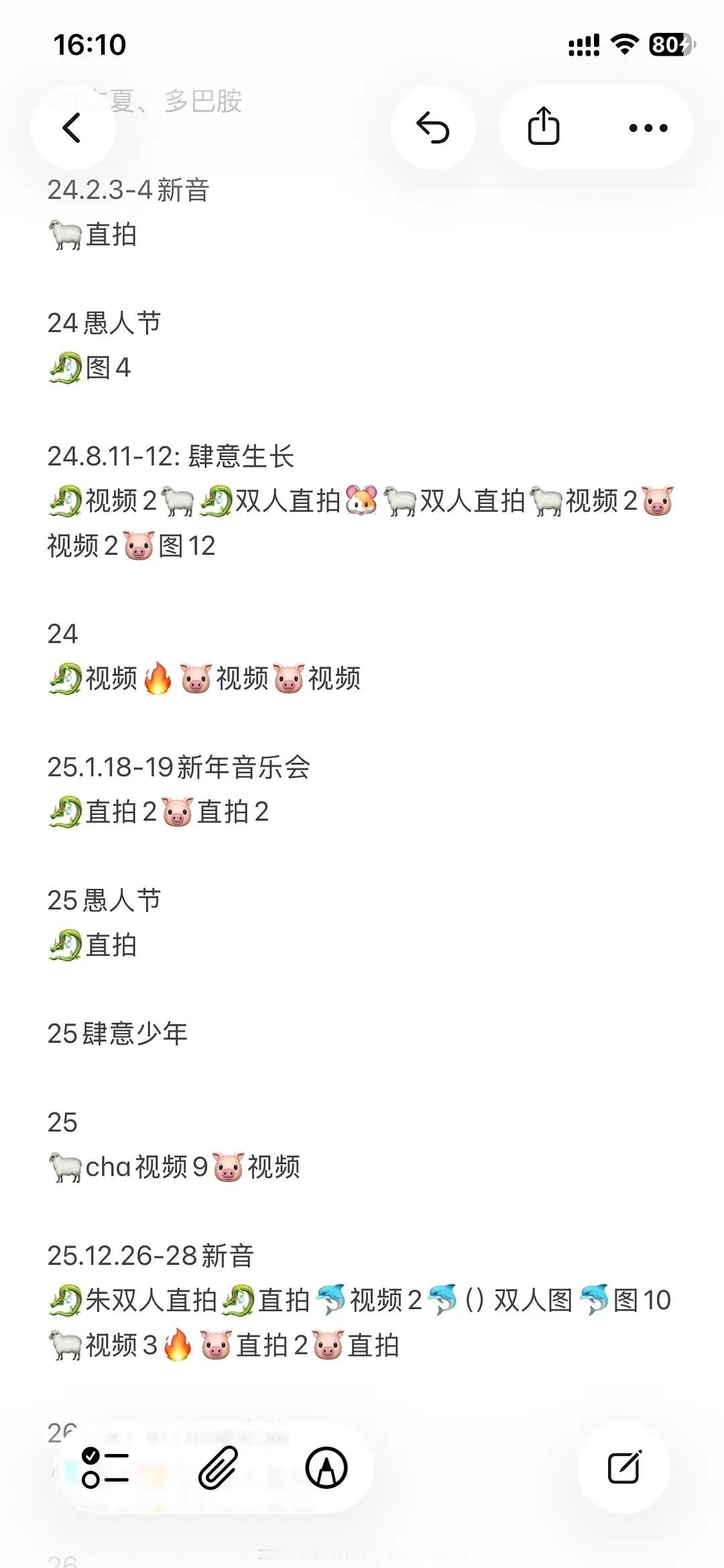 草莓牛奶发过的所有四代统计