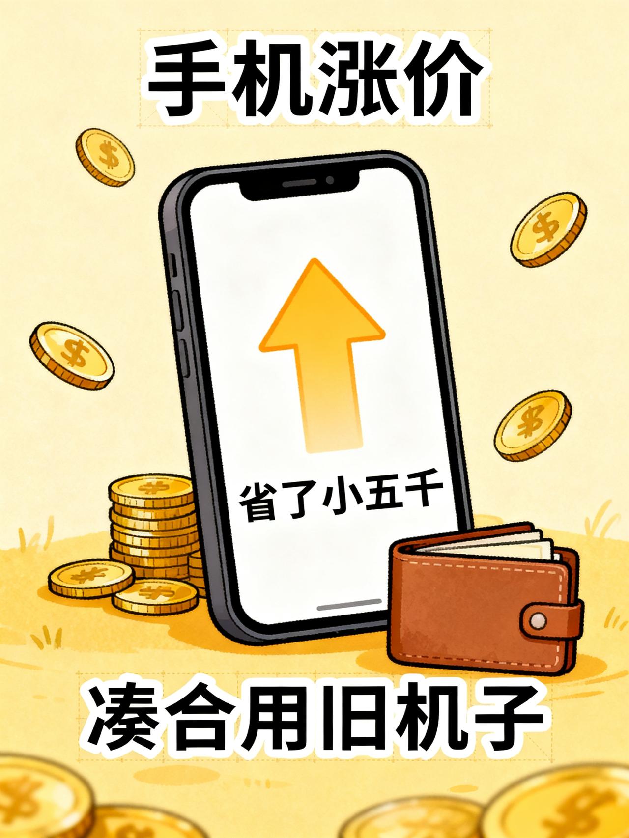 手机涨价500，我能省5000多少人蹲了整整三个月，就等着旧款手机降价，结果没