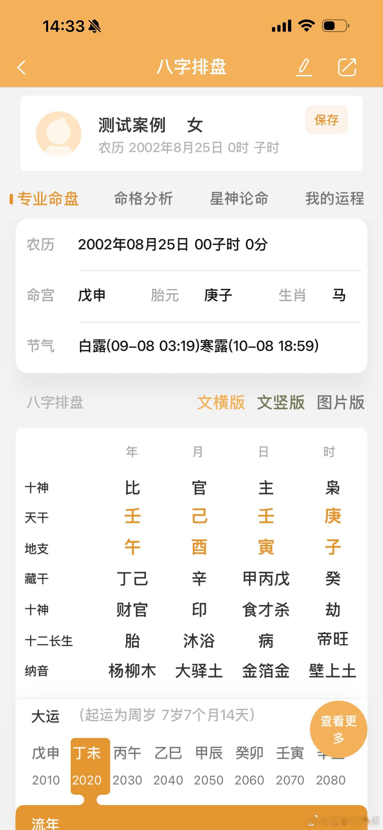 又来吐槽旺衰派了。什么身强身弱用什么，喜什么，忌什么！那下面这个八字总身强吧，身