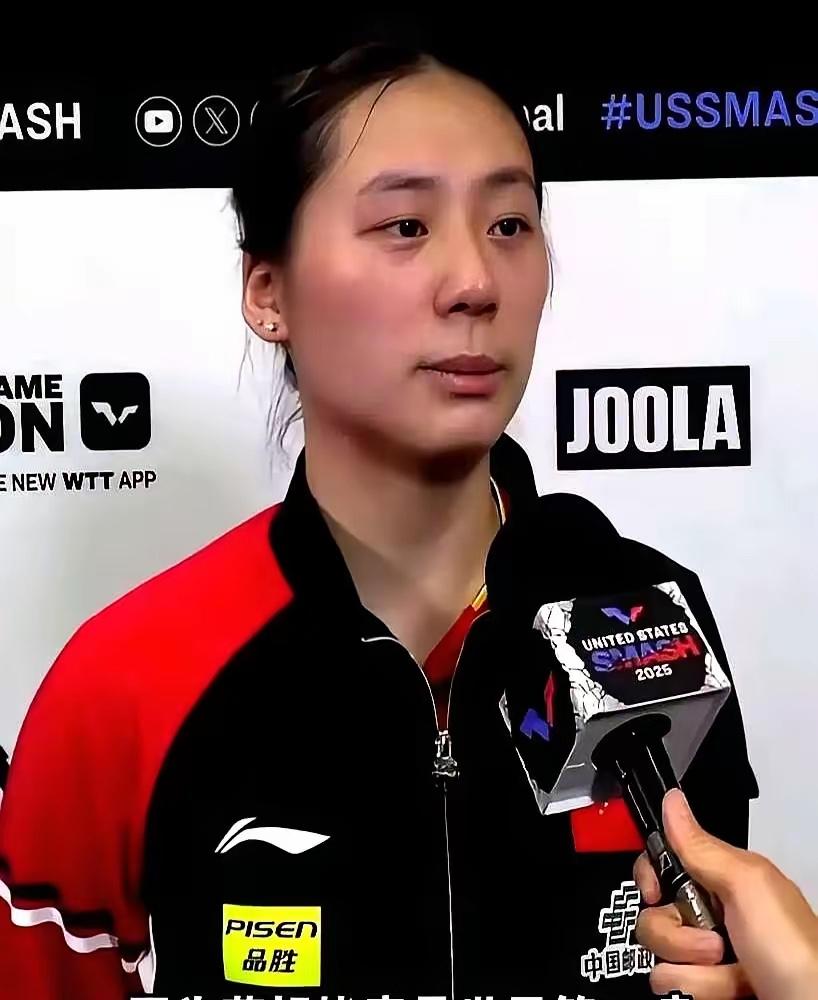 孙颖莎这场比赛太提气了！去年被陈熠3-1挡在八强外，今年直接4-1大胜，