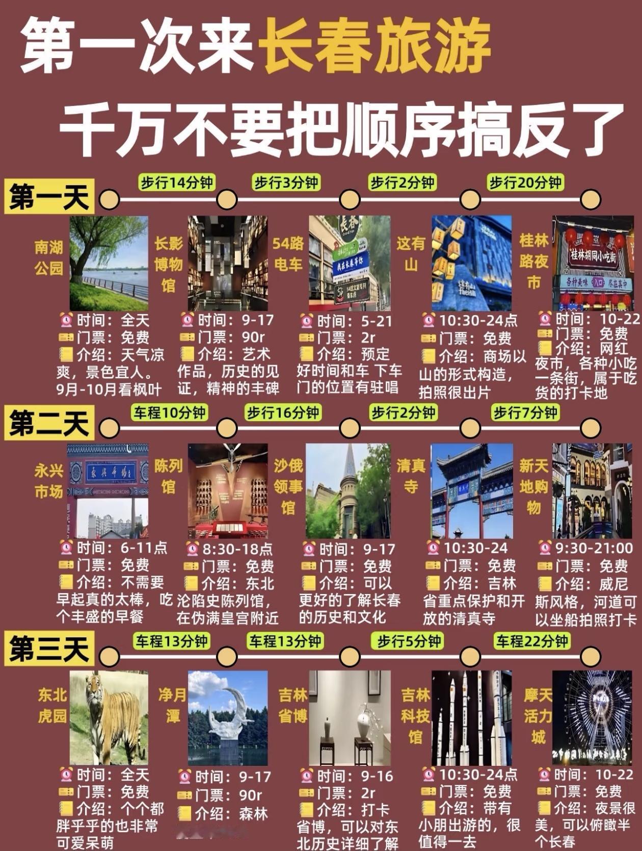 长春3日游攻略，行程安排全搞定