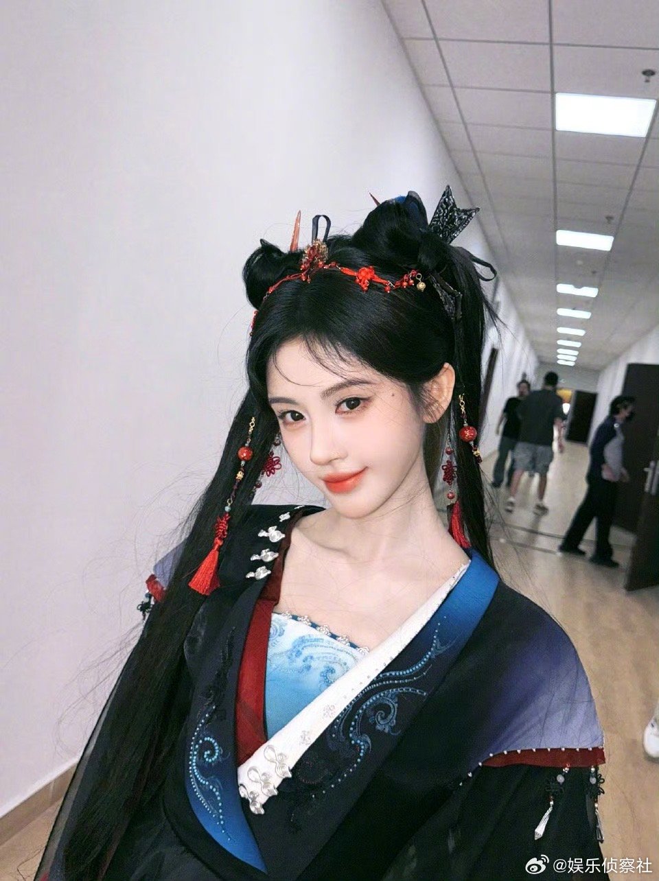 好美😍的鞠婧祎姐姐，果然可以驾驭多种造型啊！​​​