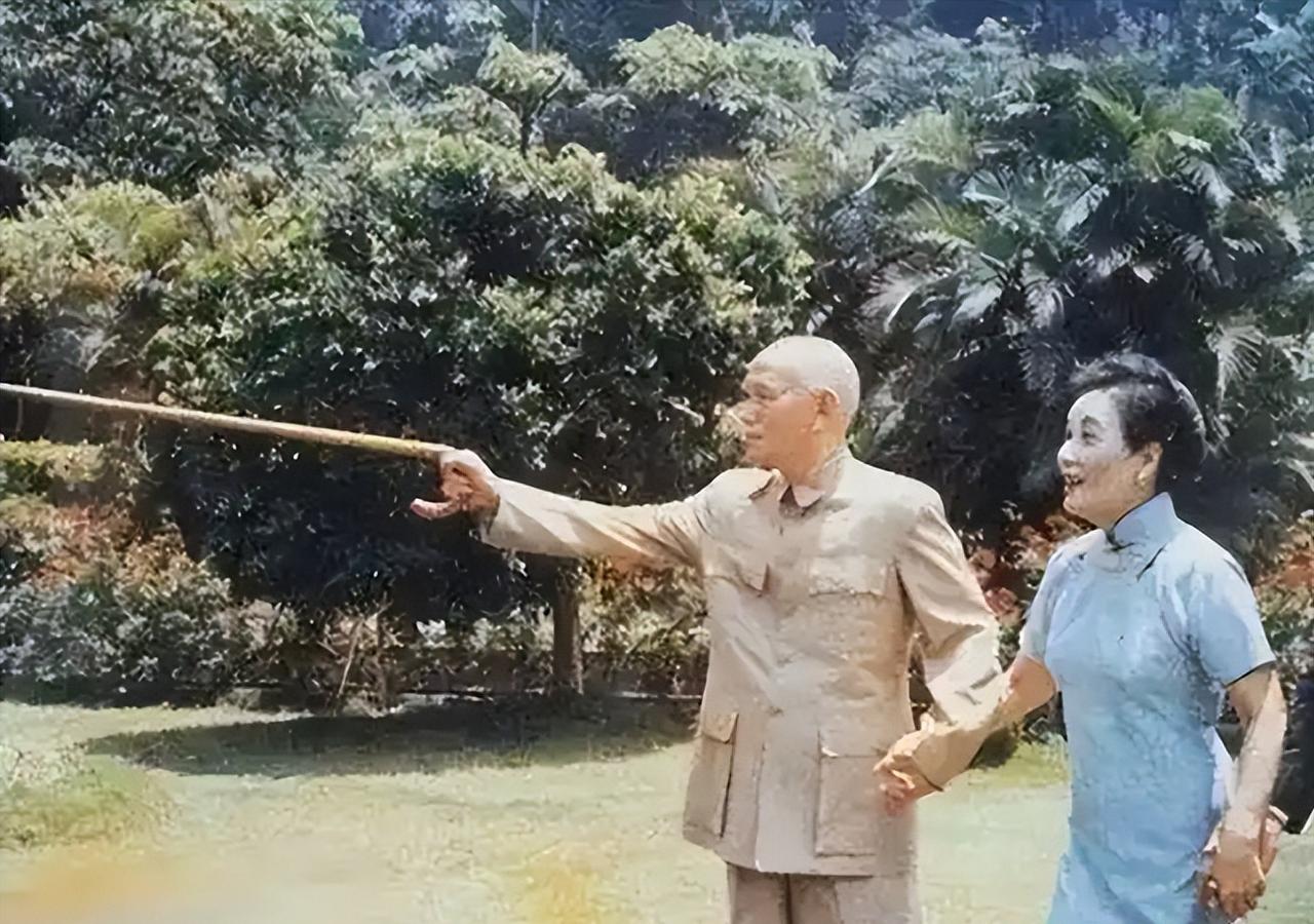 宋美龄在她大姐家养病，蒋介石不甘寂寞，就在这段时间有了外遇。这个女子很特别，甚至