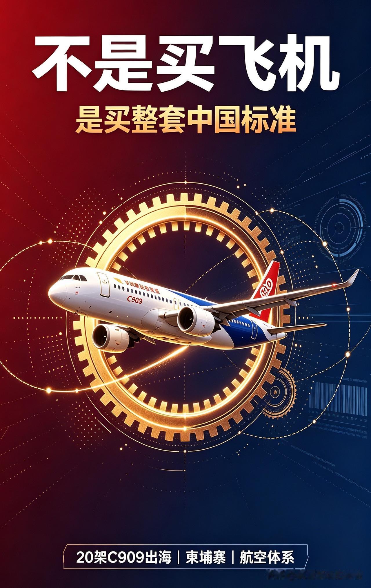 不只是买飞机！20架C909出海，背后是整套中国标准近日，柬埔寨国家航空与中