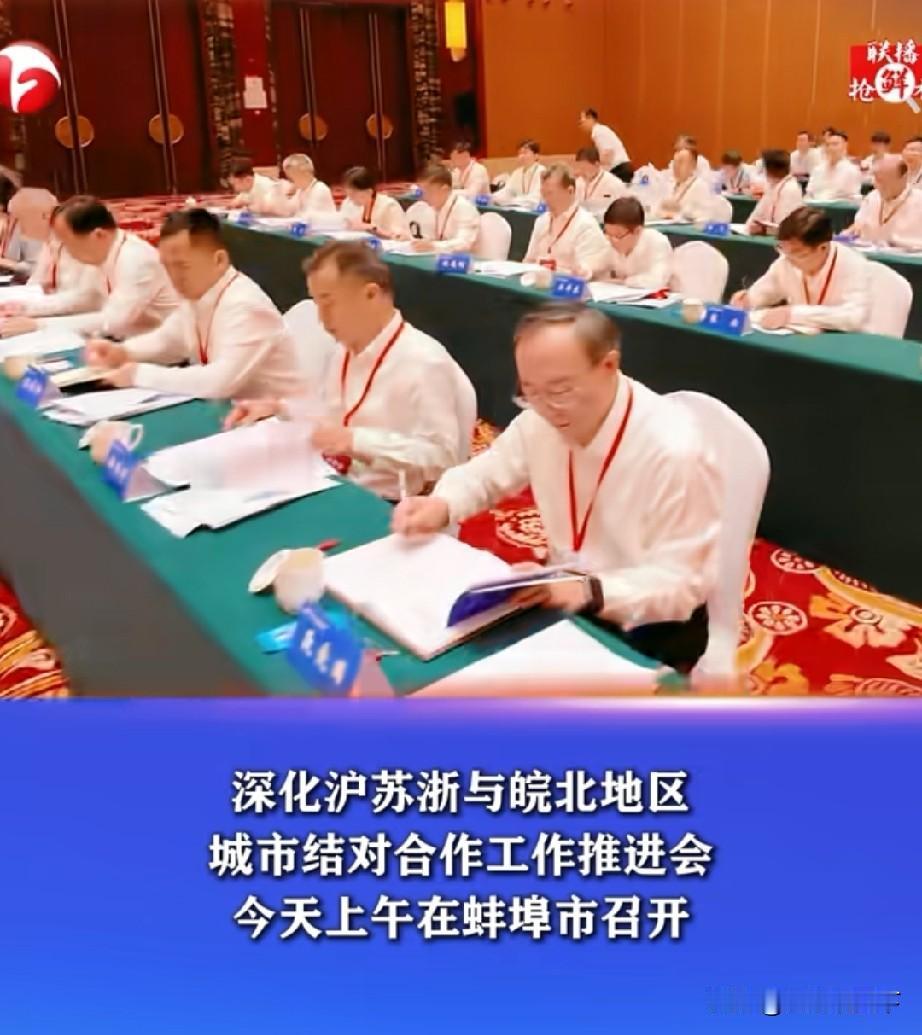 江浙沪结对合作安徽皖北地区发展，长三角地区推进共同富裕，三省一市一起进步网络上