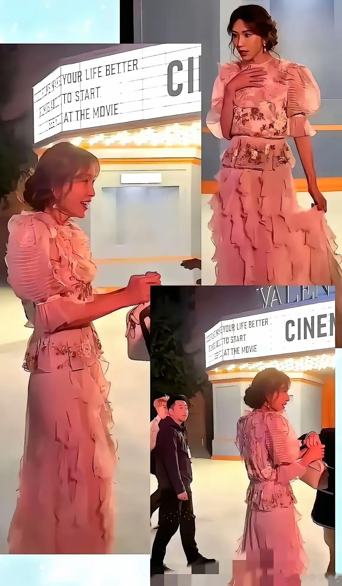 怀疑过林志玲脖子是不是不舒服，没想到完全不是，看她老公在日本机场接她时，她那和前