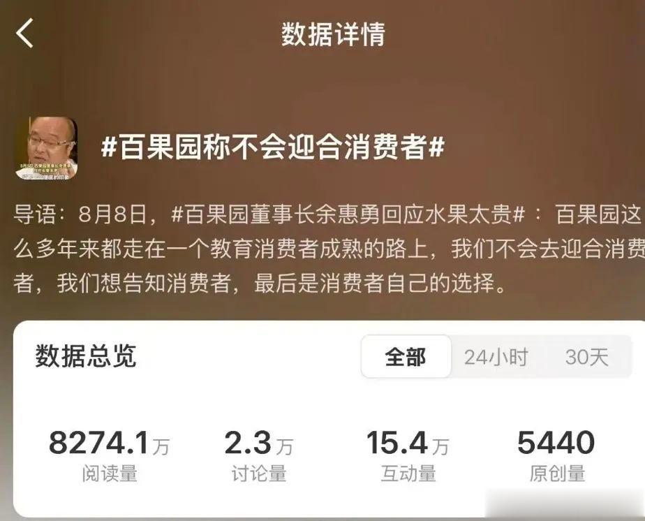 巨亏近4亿, 百果园董事长在线“怼粉”